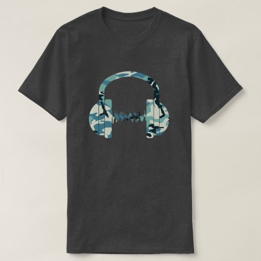 T-shirt Casques Motif Camo d'hiver (Design devant)