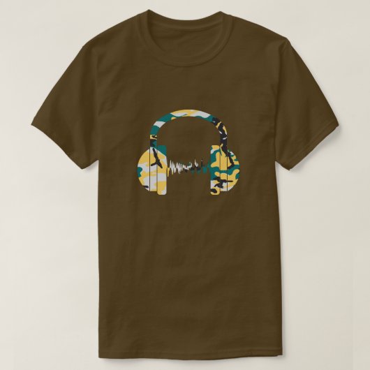 T-shirt Casques Motifs Camo Lakeside (Design devant)