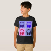 T-shirt Casques Pop Art (Devant entier)