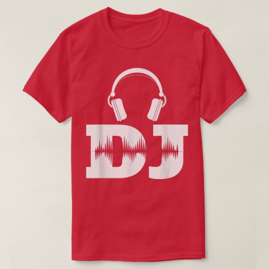 T-shirt Casques Techno DJ Musique (Design devant)