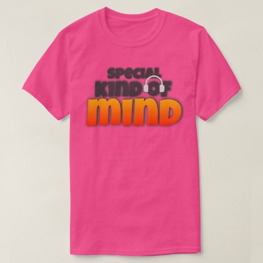 T-shirt Casques Type spécial d'acceptation de l'autisme (Design devant)