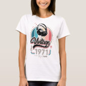 T-shirt Casques vintages depuis 1971 (Devant)
