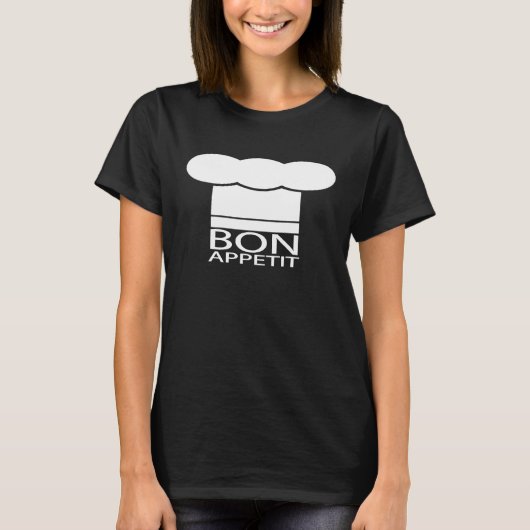 T-shirt Casquette Bon Appetit Chef (Devant)