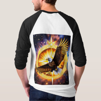 T-shirt "Casquette brodé de l'aigle Majestic : Soar in Sty