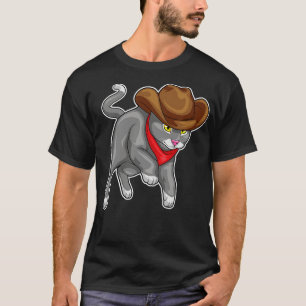 T-shirt Casquette Cat Cowboy Cowboy
