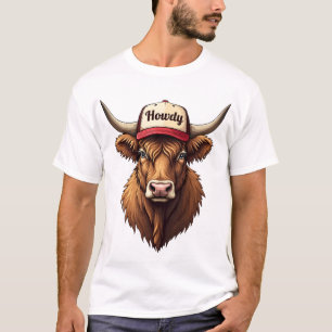 T-shirt Casquette de camionneur western Vintage Howdy High