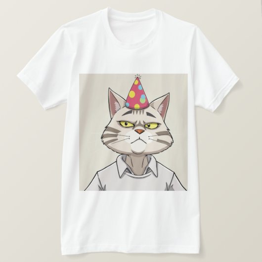 T-Shirt Casquette de fête de chats amusant - Snark (Design devant)