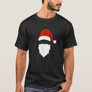 T-shirt Casquette de la barbe du Père Noël laid Tee - shir