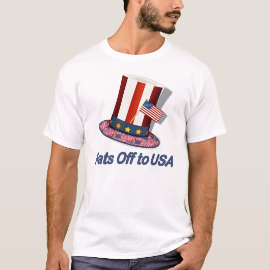 T-shirt Casquette de l'oncle Sam 2 (Devant)