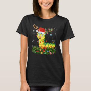 T-shirt Casquette de Noël Reindeer Père Noël Caterpillar C