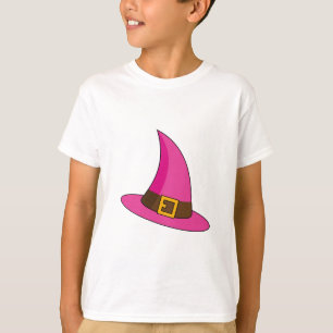 T-shirt Casquette de sorcière rose