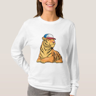 T-shirt Casquette de tigre