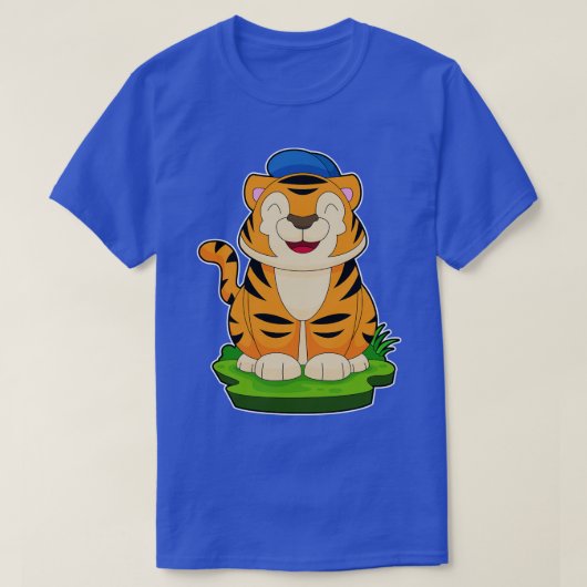 T-shirt Casquette de tigre (Design devant)