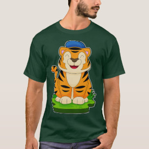 T-shirt Casquette de tigre