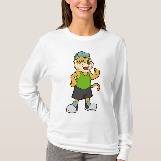 T-shirt Casquette de tigre (Devant)