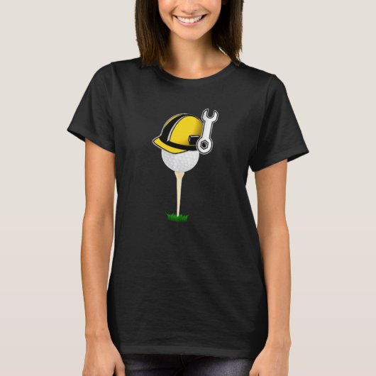 T-shirt Casquette dur Golf Ball Appareils Construction Ame (Devant)