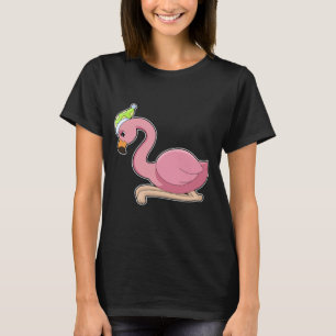 T-shirt Casquette Flamant rose dormant