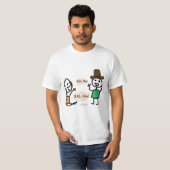 T-shirt Casquette Git Yer 38L Cowboy par RoseWrite (Devant entier)