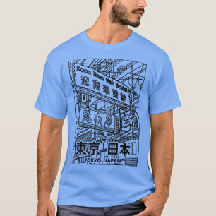 T-shirt Casquette japonaise esthétique Tokyo Japan Street