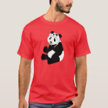 T-shirt Casquette Panda<br><div class="desc">Illustration amusante du Casquette Panda. Un panda dans un casquette de panda. C'est mignon ? ! Excellent cadeau pour tous vos casquettes de panda portant des amis.</div>