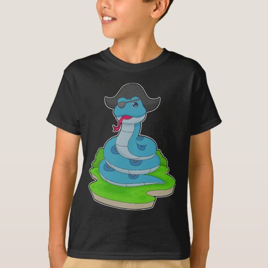 T-shirt Casquette Pirate Serpent (Devant)