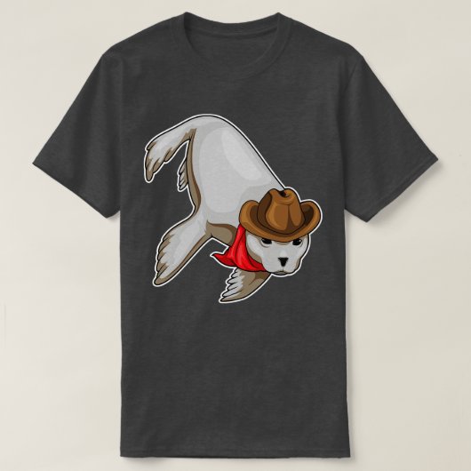 T-shirt Casquette Seal Cowboy Cowboy (Design devant)
