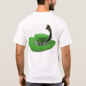 T-shirt Casquette vert (Dos)