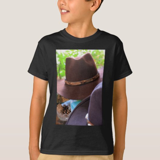 T-shirt Casquettes Cowboy (Devant)