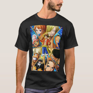 T-shirt Casquettes de paille une pièce 3