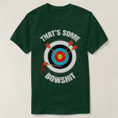 T-shirt casquettes Un Bowshit Funny Archery (Design devant)