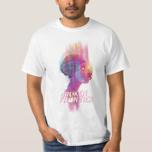 T-shirt cassé d'anthologie de frontière