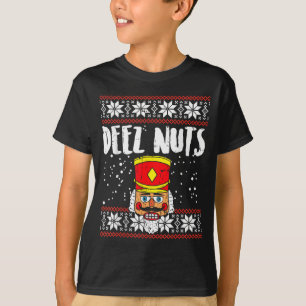 T-shirt Casse-Noisettes Deez Nuts Drôle Sweater de Noël la