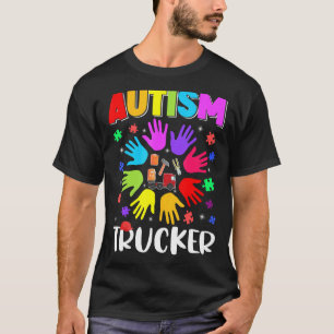 T-shirt Casse-tête de camionneur autiste Sensibilisation à
