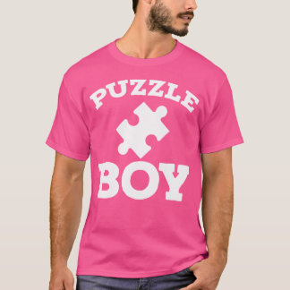 T-shirt Casse-tête Puzzle amusant Garçon
