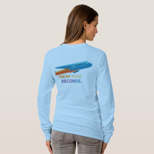 T-shirt "Casser vos dossiers" (Dos entier)