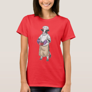 T-shirt Casserole de cuisson de vache Cuisine