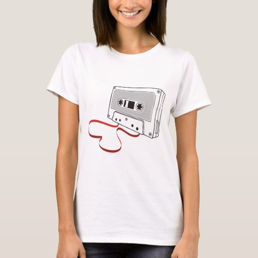 T-shirt cassette audio (Devant)