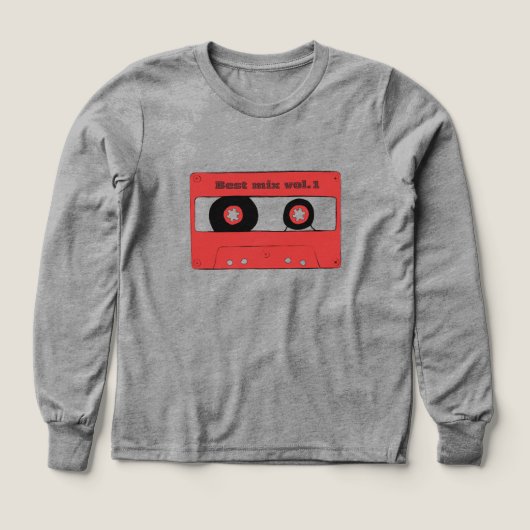 T-Shirt Cassette Audio (Motif recto)