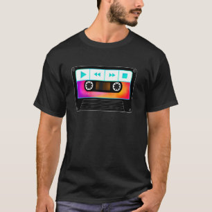 T-shirt Cassette audio de musique classique des années 80