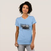 T-shirt Cassette audio rétro (Devant entier)