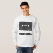T-shirt cassette audio rétro (Devant entier)
