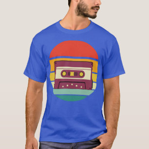 T-shirt cassette audio vintage
