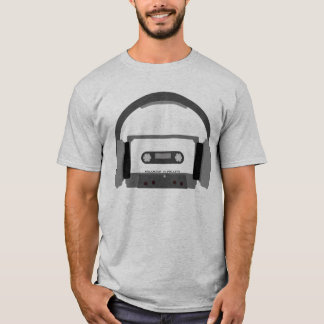 T-shirt Cassette avec des écouteurs