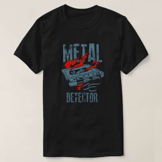 T-shirt Cassette Détecteur de Métaux (Design devant)