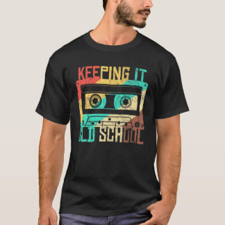 T-shirt Cassette Drôle Mixtape Musique Rétro 80S Et 90S Hi