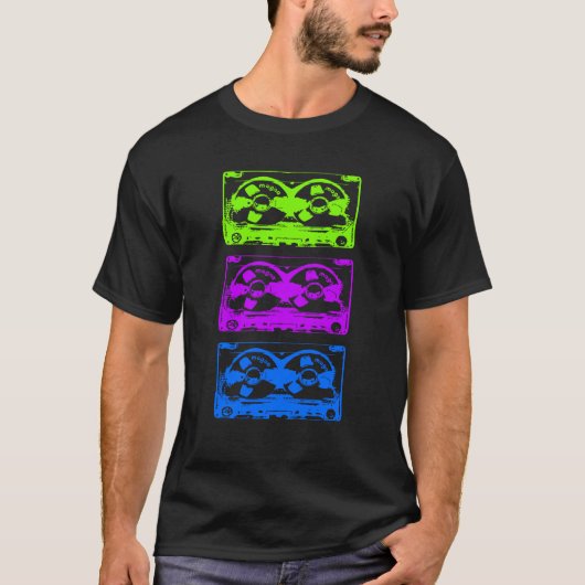 T-shirt Cassette Rétro (Devant)