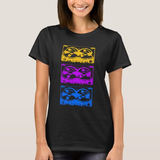 T-shirt Cassette Rétro (Devant)