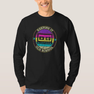 T-shirt Cassette Tape Musique Rétro 80s 90s Gareping It Ol