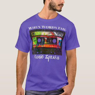 T-shirt Cassette Tape Retro Music Rave House Techno