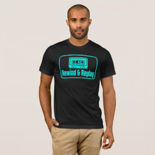 T-shirt cassette VHS Relire et Rejouer